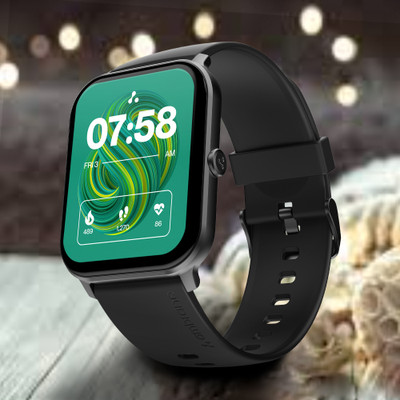Ambrane Wise Glaze With 1.78″ Amoled Display, BT Calling,SPO2 , Heart Rate Monitor Smartwatch  (Black Strap, Regular) For Rs. 999 @ 83 %