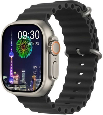 zdea T800 Ultra Smart Watch (BLACK STRAP) Smartwatch(BLACK Strap, Free Size)