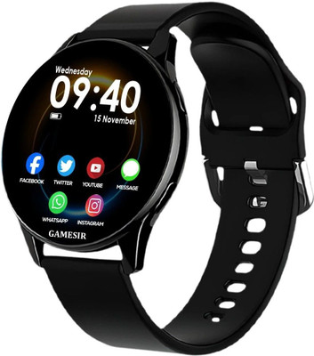 Wrixty Active 2 Bluetooth calling, Multi Watch Faces, Fitness, Music Smartwatch(Black Strap, 35)