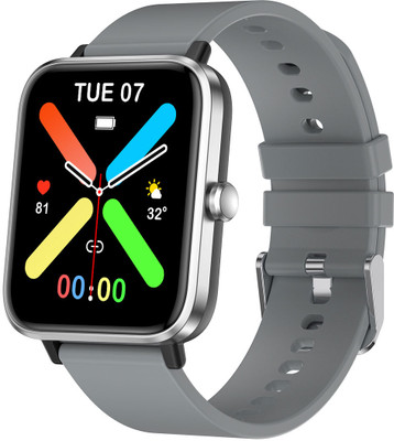 Fire-Boltt Ninja Cg Pro 42.9mm (1.69) Bluetooth Calling Smartwatch AI Voice Assistant Smartwatch(Silver Strap, Free Size)