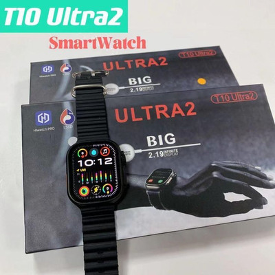 BOOMLY T800 Ultra Smart Watch Series 8 BLACK Smartwatch(BLACK Strap, FREESIZE)