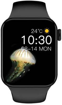 Gk Trading Smart Watch Series 7 T100+ Black Strip With Fitness Tracker Feature Smartwatch