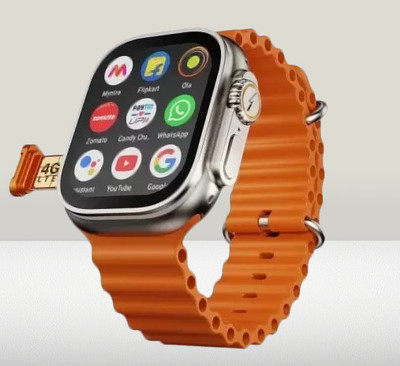 BEST BOOST T800 Ultra smartwatch with Personalize your smartwatch with various styles Smartwatch(Orange Strap, Free Size)
