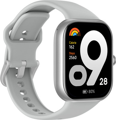 REDMI Watch Move 1.85 Premium AmoLED,14 Day Battery,Best Accuracy,Dual Core Processor Smartwatch(Silver Sprint Strap, Free Size)