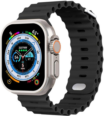 Satyam TRADERS 1.99 INCH Display Bluetooth Calling T800Ultra 2 with Sports and Activity Tracker Smartwatch(Black Strap, Free Size)