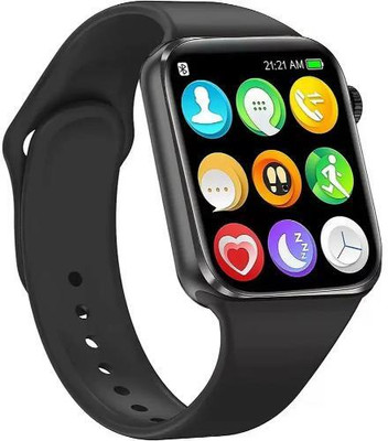 Roods Smartwatch T500 New Band With Bluetooth Calling & Extra Features Smartwatch(Black Strap, Free Size)