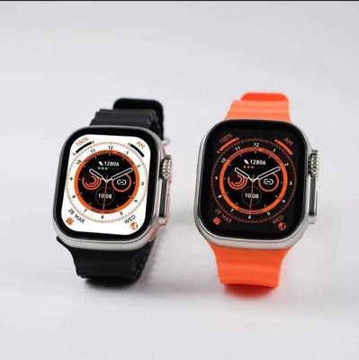 IMA T800 Ultra Smart Watch Series 8 ORANGE Smartwatch(ORANGE Strap, FREESIZE)