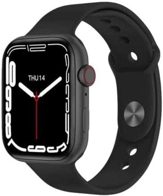 global impx I7 pro max Smartwatch(Black Strap, FREE SIZE)