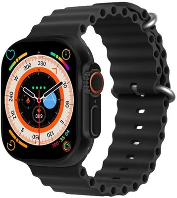 Wookt New S8 ULTRA 4G Smart Watch T800 Ultra Smartwatch(Black Strap, Free Size)