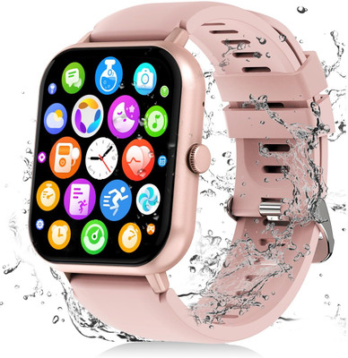 Zeorgia BT Calling, Fitness tracking Multiple Watch Facs,Sleep Monitor,Heart Smartwatch(Pink Strap, Free)