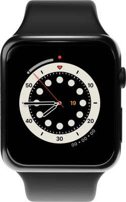 IAIR W5 Echo Bluetooth Calling Smartwatch Functional with Scroll Button Smartwatch(Black Strap, Regular)