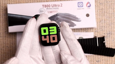 TechElectro T800 Ultra Smart Watch Series 8 BLACK:-QQ/01 Smartwatch(BLACK Strap, FREESIZE)