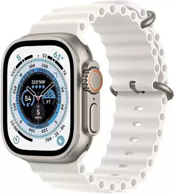Satyam TRADERS T800 S8 Ultra Watch Bluetooth Call Fitness Bracelet Magnetic Charging Smartwatch Smartwatch(White Strap, Free Size)