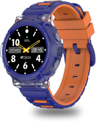 Urban Zippy Kids Smartwatch(Blue Orange Strap, Free Size)
