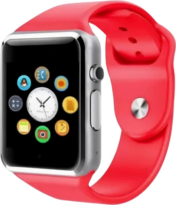 Raysx Android Calling4G Bluetooth Mobile Watch Smartwatch(Red Strap, free)