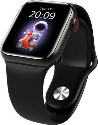 FUK Waterproof, Bluetooth Calling, SpO2, Touchscreen, Activity tracking Smartwatch(Black Strap, FREE SIZE)