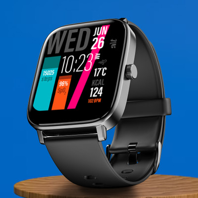 alt OG Max with 1.8InchHD Display, BT Calling and AI Voice assistant Smartwatch(Lunar Black Strap, Regular)