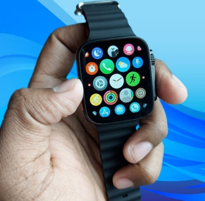 Dvsangold t 800 ultra smart watch_gjkgk Smartwatch(black Strap, free)