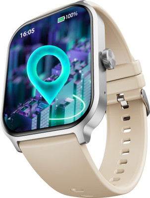 boAt Storm Call 3 Plus w/ Turn by Turn Navigation, QR Tray, 4.97cm(1.96'') HD Display Smartwatch(Salmon Peach Strap, Free Size)