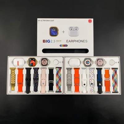 EVAAENTERPRISES I20 Ultra Smartwatch (Multicolor Strap) + Earbud Smartwatch(Multicolor Strap, free)