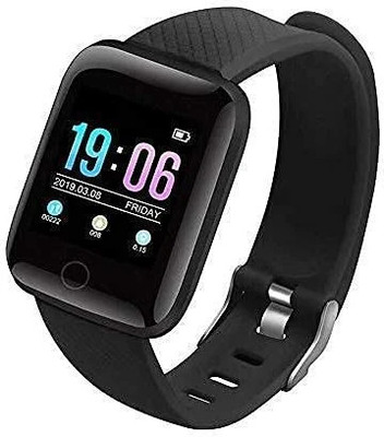 VIGIL watch 116 Smartwatch(Black Strap, Free Size)