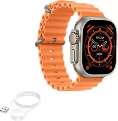 Clairbell HYT_602A_i8 Ultra max smartwatch with Smart Bluetooth Men & Women(Orangge) Smartwatch