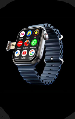 Veu T800 ULTRA Smart Watch No sim card Opetion Smartwatch NO sim card Smartwatch(Blue Strap, Free Size)
