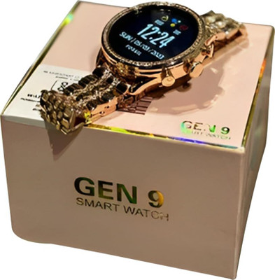 ZARRY Generation 9 Smartwatch Ladies Smartwatch(Golden Strap, Freesize)