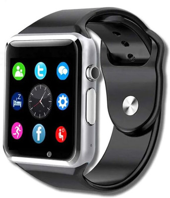 Longan A1 Smart Watch Phone - Support Memory Card/SIM/Bluetooth/Camera/Voice Calling Smartwatch(Black Strap, Free Size)