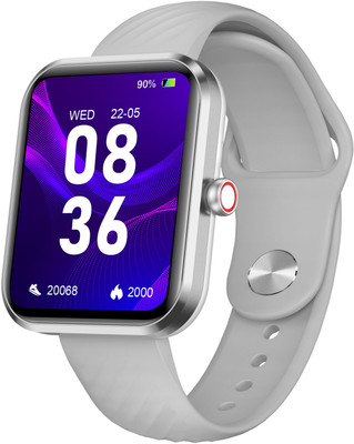 BeatXP Marv Aura 1.83” HD Display Bluetooth Calling Smart Watch, Silicon Body Smartwatch  (Ice Silver Strap, Free Size) For Rs. 799 @ 85 %