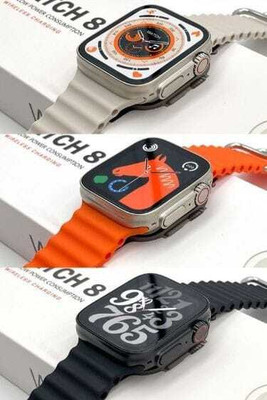 SHIVTAPI T800 Ultra Smart Watch Series 8 ORANGE Smartwatch(ORANGE Strap, FREESIZE)