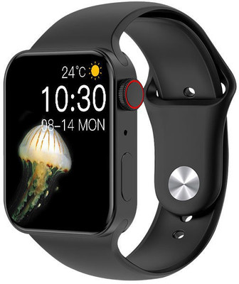 Belear T21-Black Bluetooth Smart Watch with 1.81Inch HD Display with Sports Mode Smartwatch(Black Strap, Free Size)