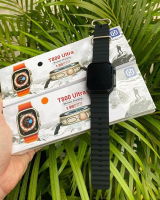 Suder T800 Ultra Smart Watch Series 8 BLACK Smartwatch(BLACK Strap, FREESIZE)