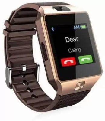 NKL Best Smart Android Phone Watch Sim and Memory Card Supported With Camera Smartwatch(Brown Strap, FREE)