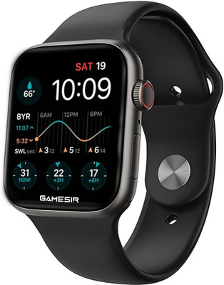 GameSir T500 Pro with Black Strep HD Display BT Calling, Fitness Tracking Smartwatch Smartwatch(Black Strap, Free Size)