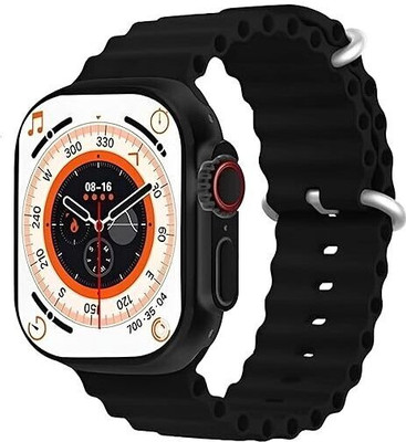 Anil Enterprises T800 Series 8 Ultra Smart Watch HD 1.99 Inch Display Bluetooth Calling Smartwatch(Black Strap, 49)