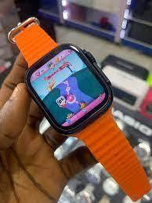 FGMNE T800 smartwatch Smartwatch(Orange Strap, Free Size)