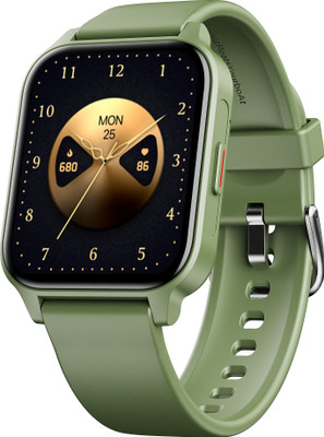 boAt Wave Call 2 Plus with 1.96’’(4.97cm), BT Calling, Bilingual Support, IP68 Smartwatch(Olive Green Strap, Free Size)