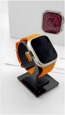 dicrobots T800 ULTRA Smart Watch No sim card Opetion Smartwatch NO sim card Smartwatch(ORANGE Strap, Free Size)