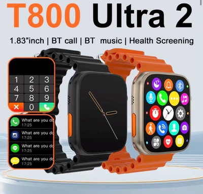 Veu T800 Ultra Smart Watch Series 8 ORANGE522 Smartwatch(ORANGE Strap, FREESIZE)