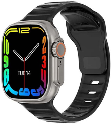 COREGENIX ACE ULTRA 2.0” IPS-HD Display, Health Monitor, BT Calling, Wireless Charging Smartwatch(Black Strap, 44 mm)