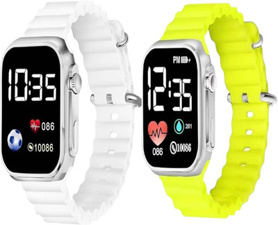 KRONOQ Detachable Silicone Strap Waterproof Kids Watch,Ideal Watch for Boys & Girls, Smartwatch(MULTICOLOR Strap, KIDS)