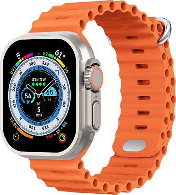 Ghostcreation T800 ultra Series 8 smart watch with AI assistant, bluetooth Smartwatch(ORANGE Strap, Free Size)