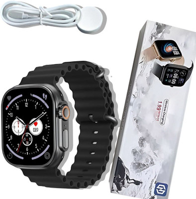 BITWEAVE Smartwatch with Voice Assistant and Long Battery Life Smartwatch(BLACK Strap, Free Size)