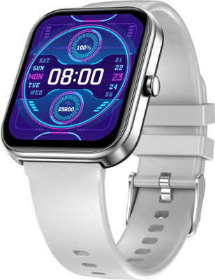 Fire-Boltt Wonder 1.8" Bluetooth Calling Smart Watch with AI Voice Assistant & Calculator Smartwatch(Silver Strap, Free Size)