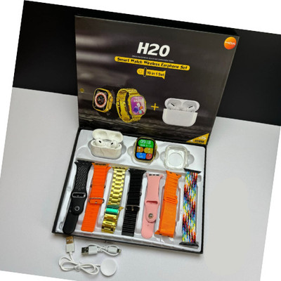 EVAAENTERPRISES 10in1 Combo Ultra H20 Watch Smartwatch(Multi Strap, free)