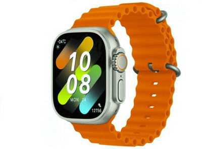 EVAAENTERPRISES H20 Ultra Bluetooth calling, Music Control Smartwatch(Multicolor Strap, Medium)