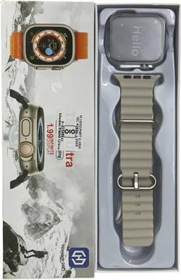 TRIXT T800 Ultra Smartwatch (Silver Strap) Smartwatch