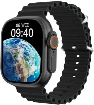 SHIVTAPI T800 Ultra Smartwatch(Black Strap, Free Size)