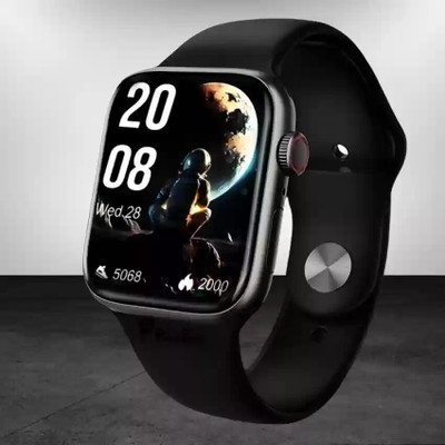 RKLS Ultra T500 Pulse wave SmartWatch M69 | Bluetooth Calling Smartwatch(Black Strap, Free Size)